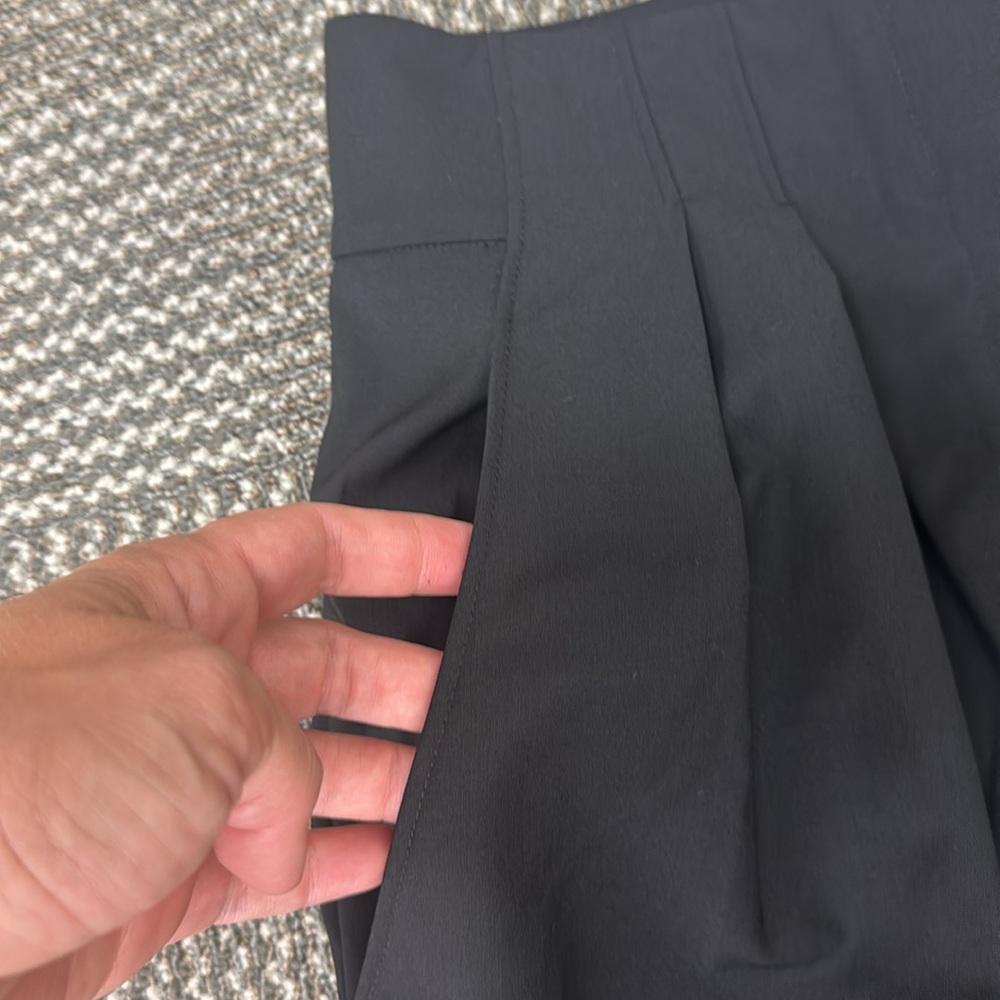 Tibi Tropical Wool Yasmeen Black High Waist Trouser, size 4 - Picture 6 of 11